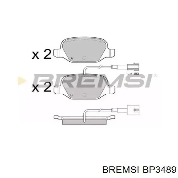  BP3489 Bremsi