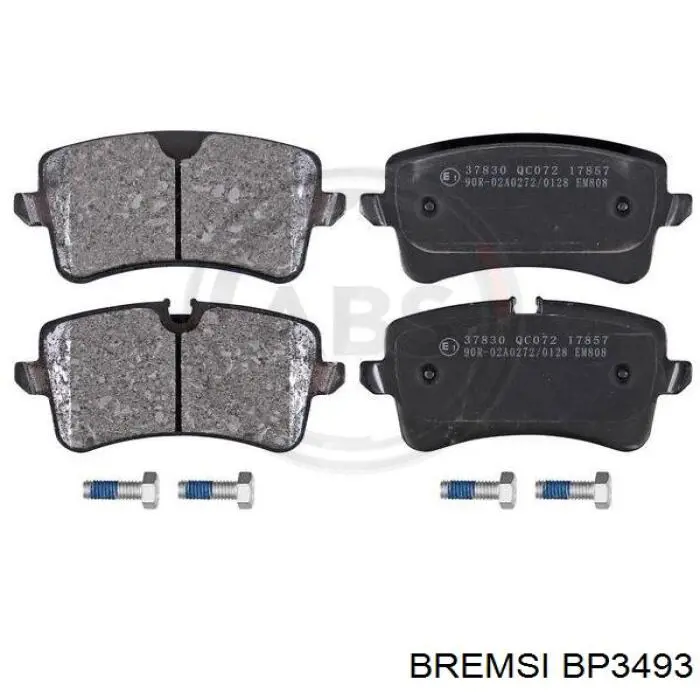 Колодки дисковые  Bremsi BP3493 цена, от 27.45 USD
