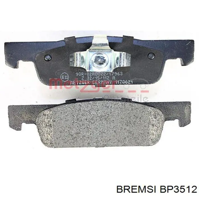 Купить BP3512 Bremsi Колодки тормозные