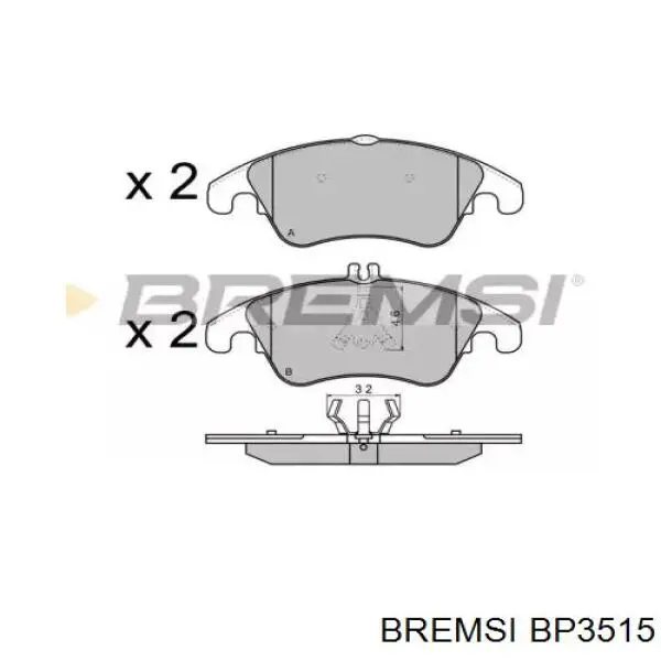  BP3515 Bremsi