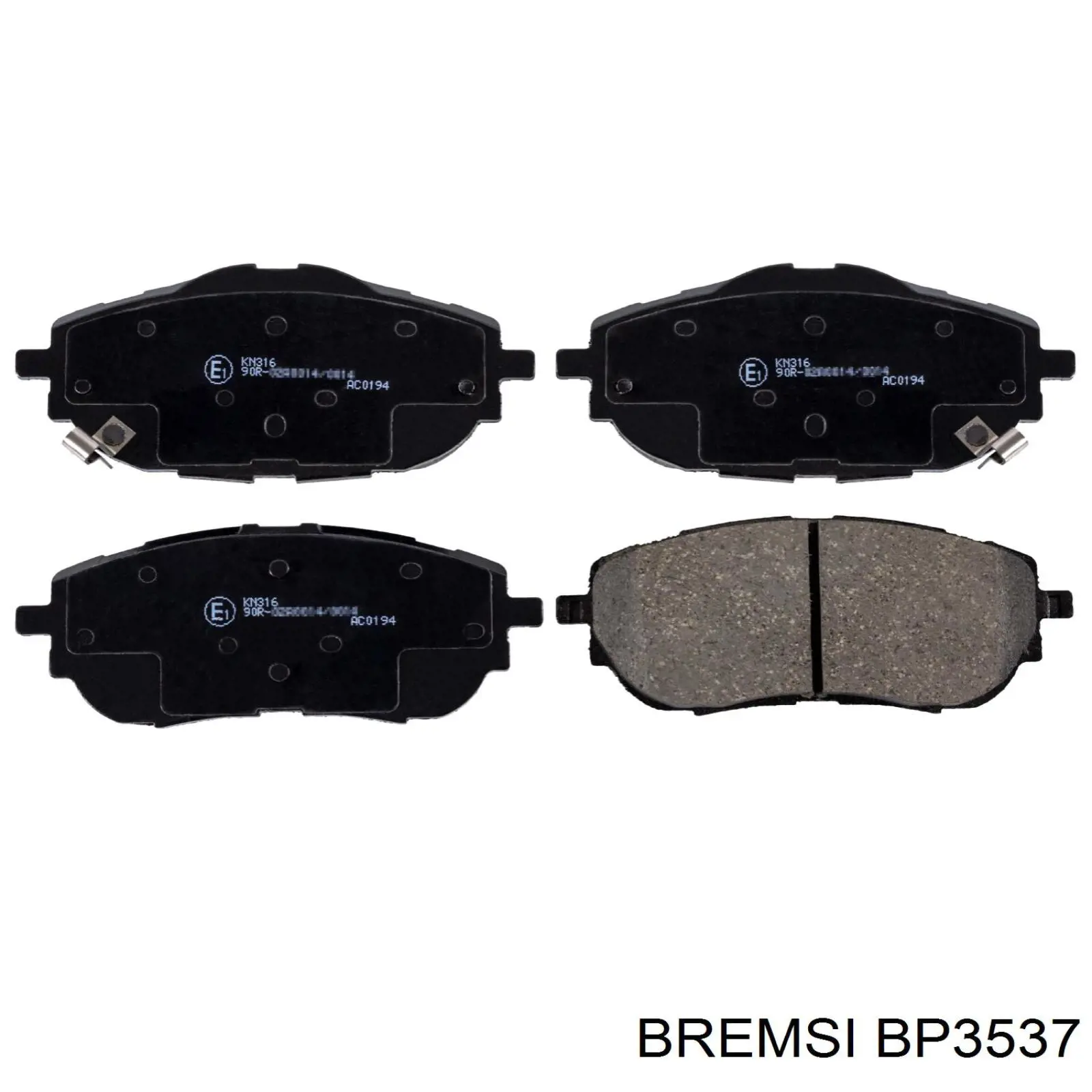 Купить BP3537 Bremsi Колодки тормозные