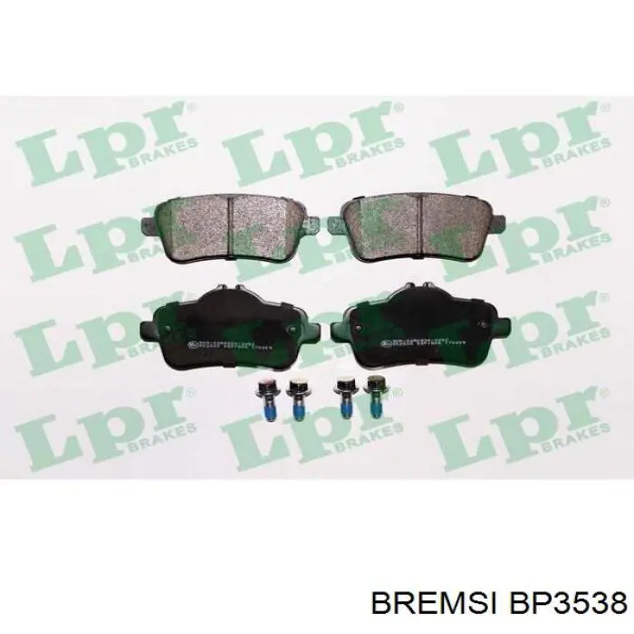 Колодки дисковые  Bremsi BP3538 цена, от 25.04 USD