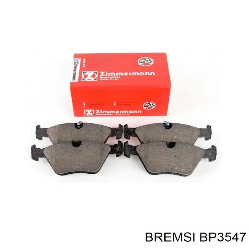 Купить BP3547 Bremsi Колодки тормозные