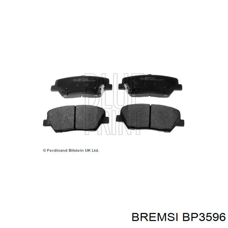 Купить BP3596 Bremsi Колодки тормозные