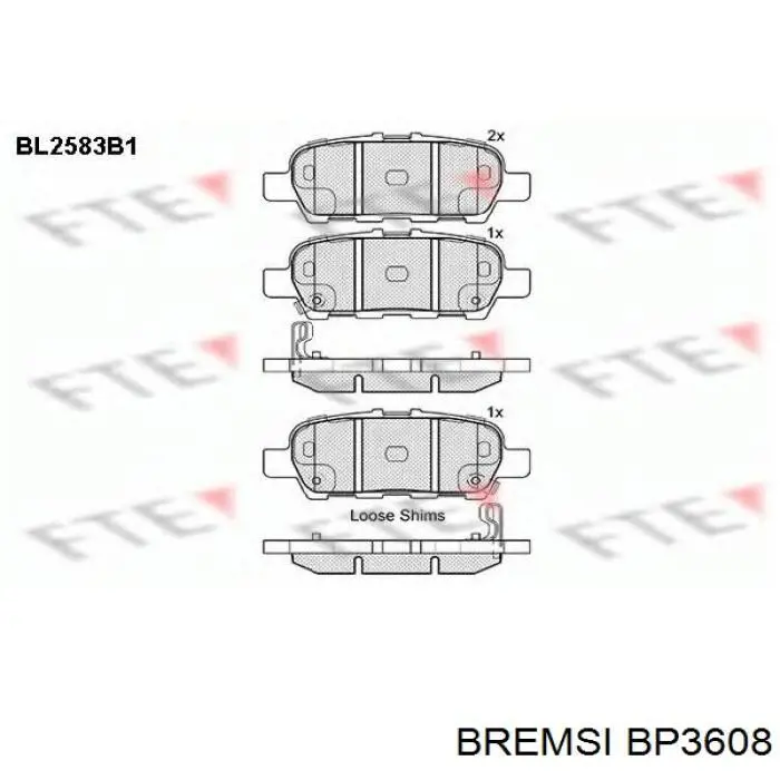 BP3608 Bremsi