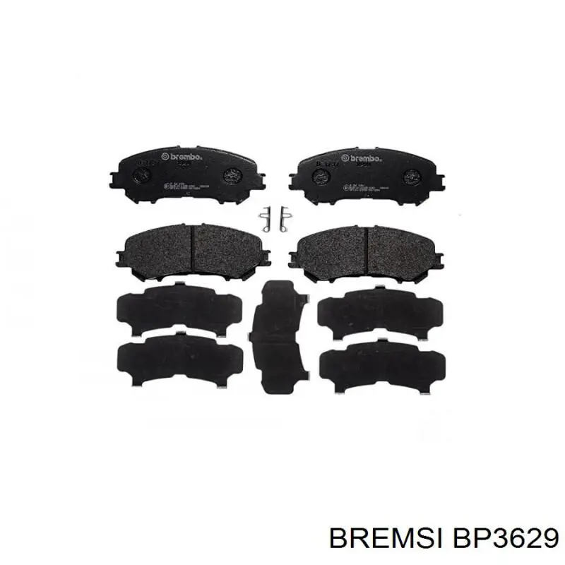 Купить BP3629 Bremsi Колодки тормозные