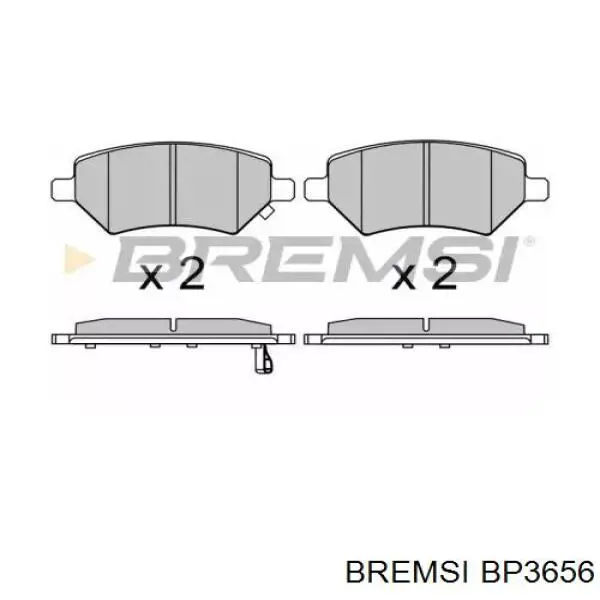 Передние тормозные колодки BP3656 Bremsi