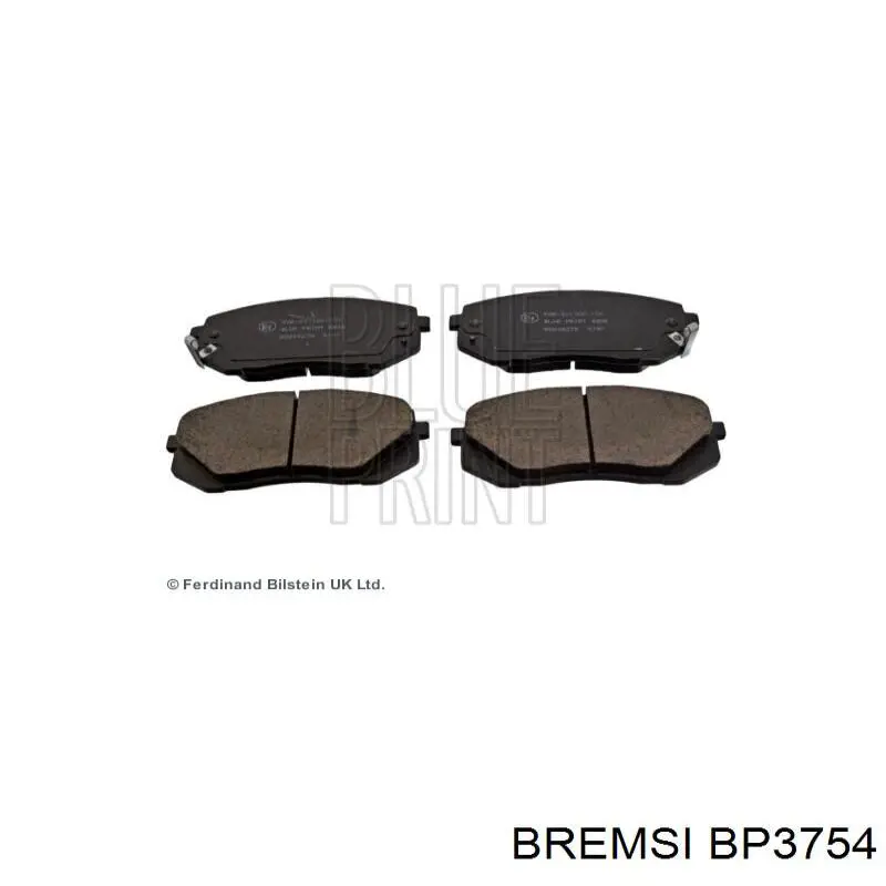 Купить BP3754 Bremsi Колодки тормозные