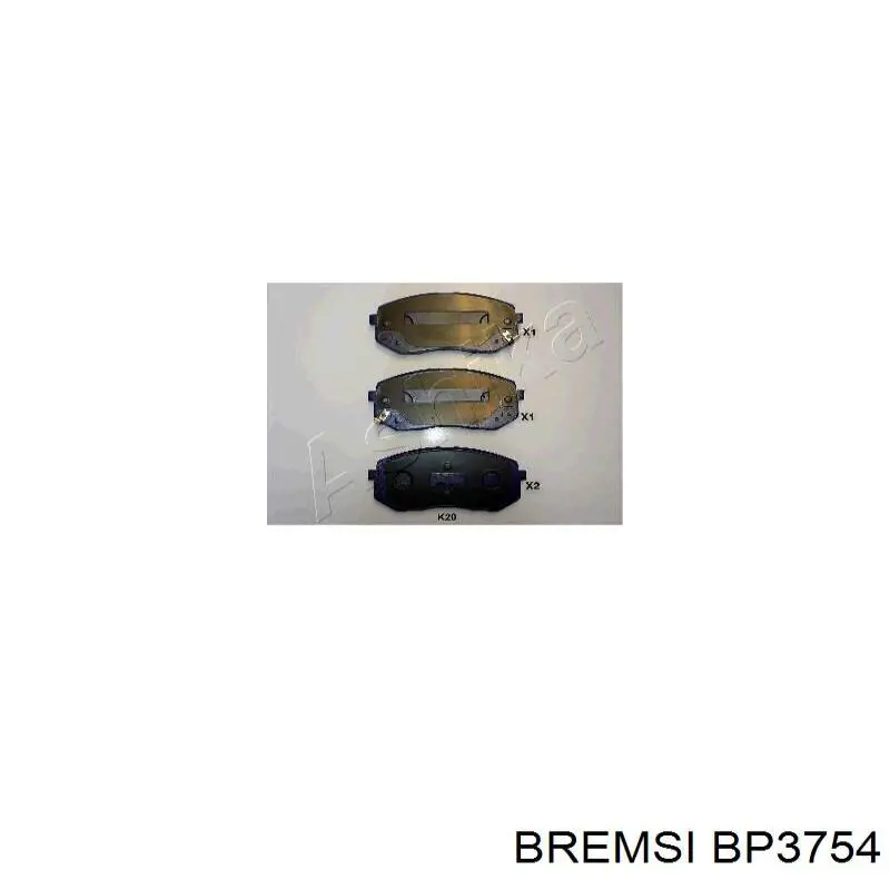 Передние тормозные колодки BP3754 Bremsi