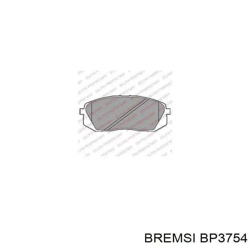 Тормозные колодки Bremsi BP3754