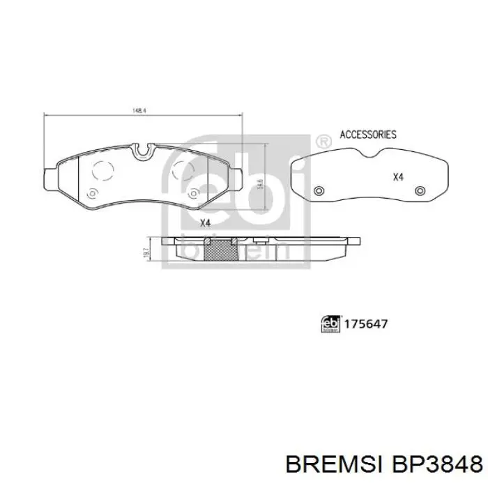 BP3848 Bremsi