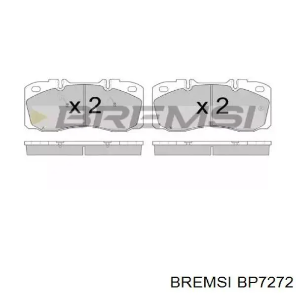 Передние тормозные колодки BP7272 Bremsi