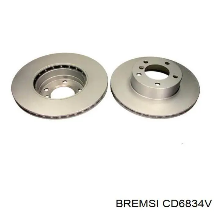 Передние тормозные диски CD6834V Bremsi