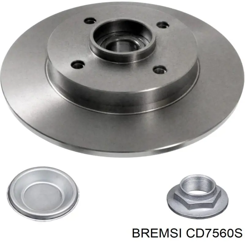 Тормозные диски CD7560S Bremsi