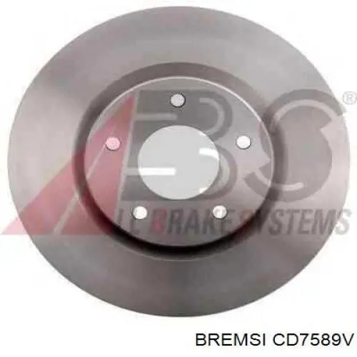 Передние тормозные диски CD7589V Bremsi
