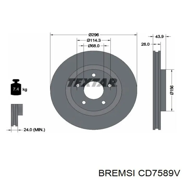 CD7589V Bremsi