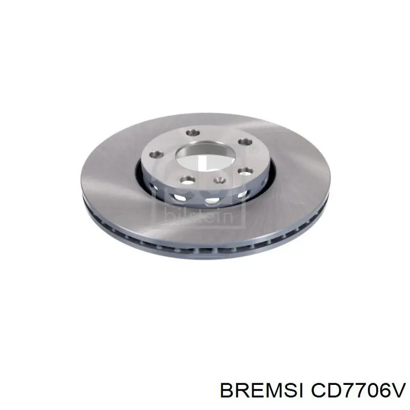CD7706V Bremsi диск тормозной передний