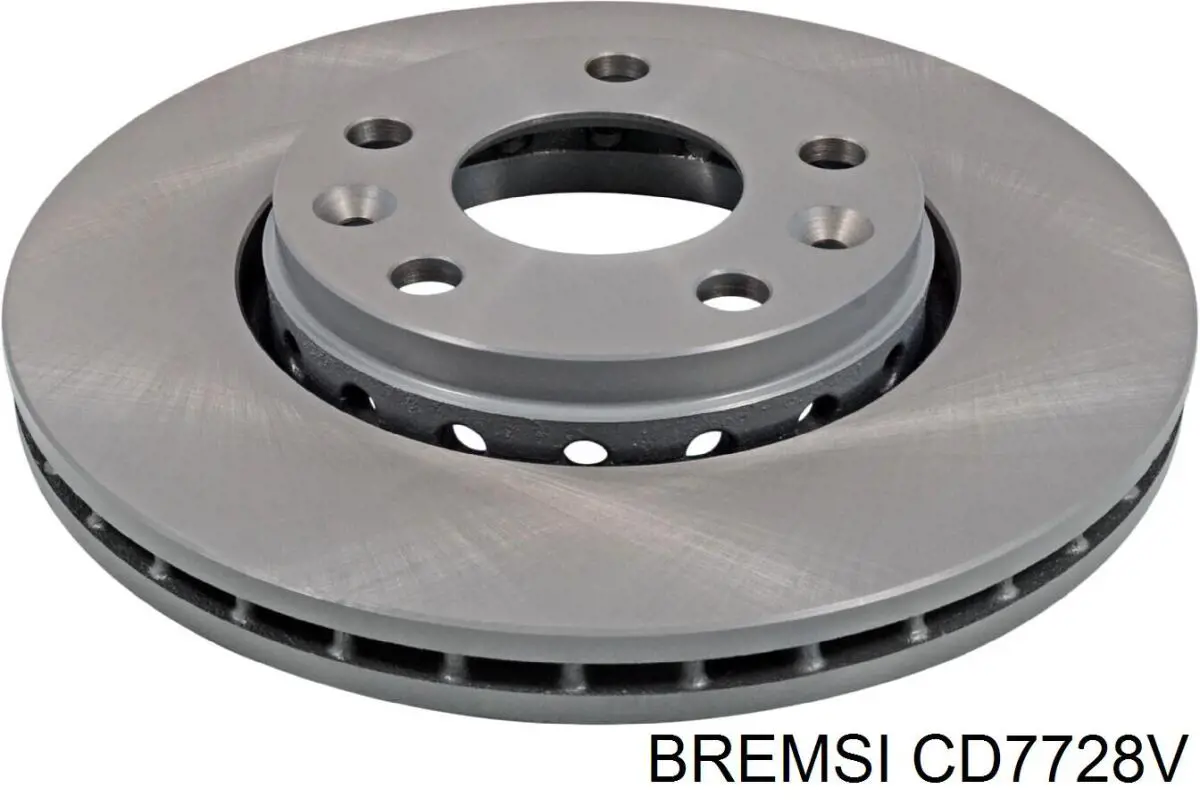 Передние тормозные диски CD7728V Bremsi