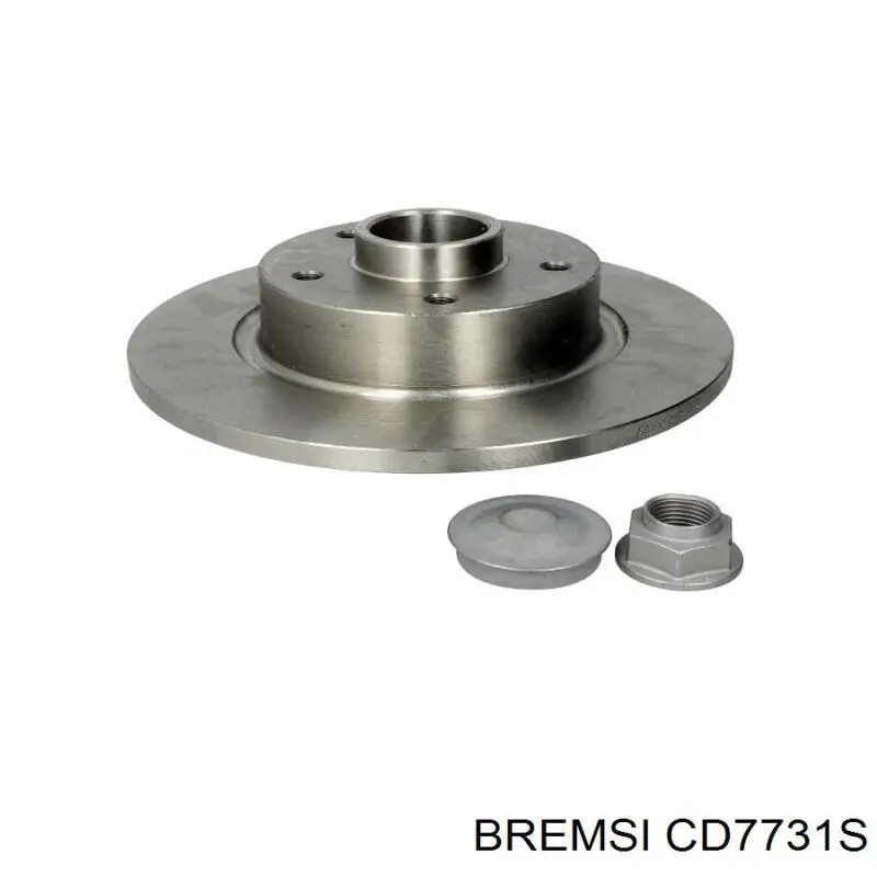 Задний тормозной диск Bremsi CD7731S цена, от 90.16 USD