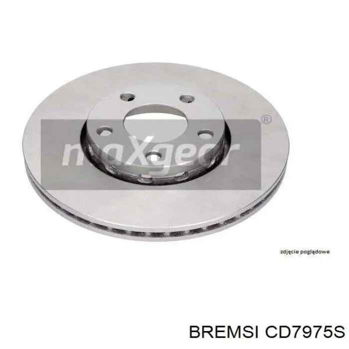 Диск гальмівний задній CD7975S Bremsi