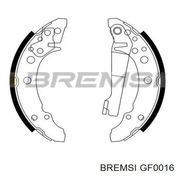 Тормоза рабочие задние ножные и тормозные барабаны Bremsi GF0016 цена, от 12.84 USD