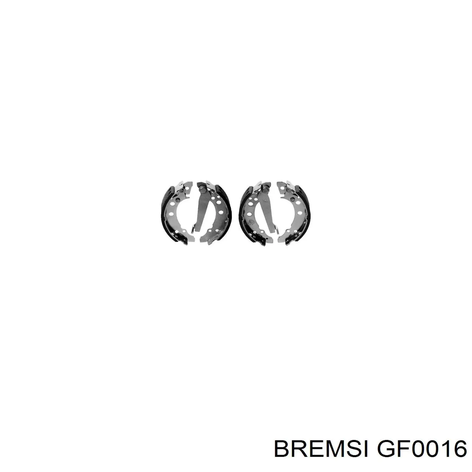 Купить GF0016 Bremsi Задние барабанные тормозные колодки