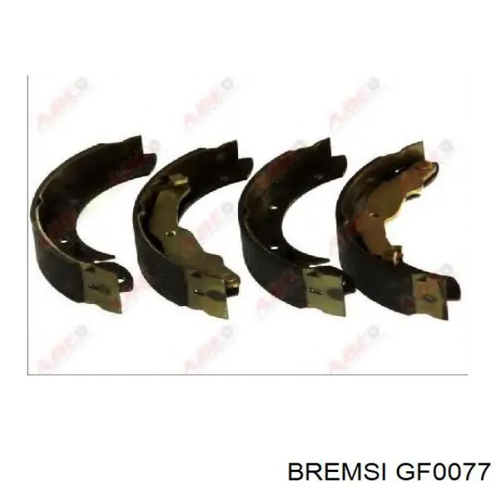 Задние барабанные колодки GF0077 Bremsi