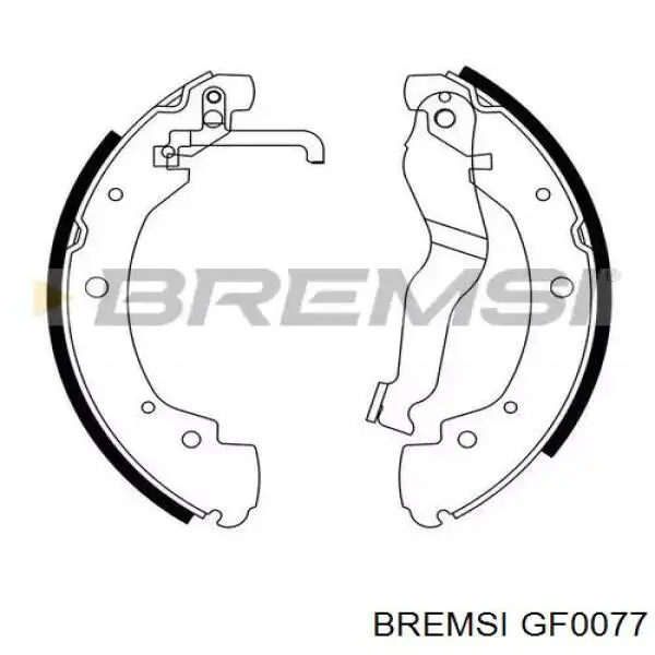 Тормоза рабочие задние ножные и тормозные барабаны Bremsi GF0077 цена, от 26.53 USD
