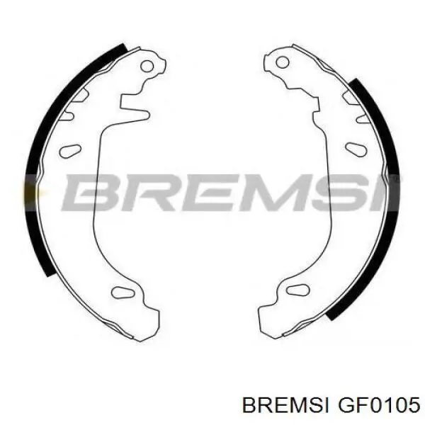 Тормоза рабочие задние ножные и тормозные барабаны Bremsi GF0105 цена, от 14.06 USD
