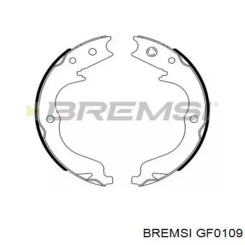 Колодки ручника GF0109 Bremsi