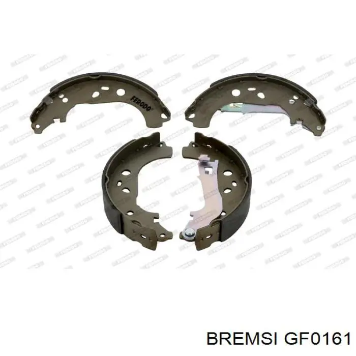 Купить GF0161 Bremsi Задние барабанные тормозные колодки