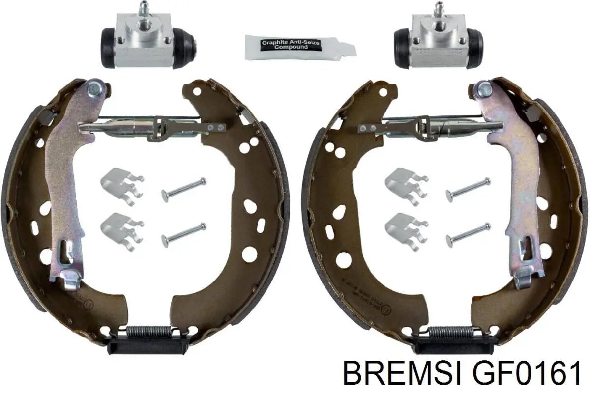 Тормоза рабочие задние ножные и тормозные барабаны Bremsi GF0161 цена, от 28.31 USD