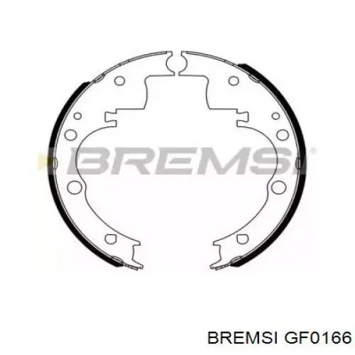 Колодки гальмові задні, барабанні GF0166 Bremsi