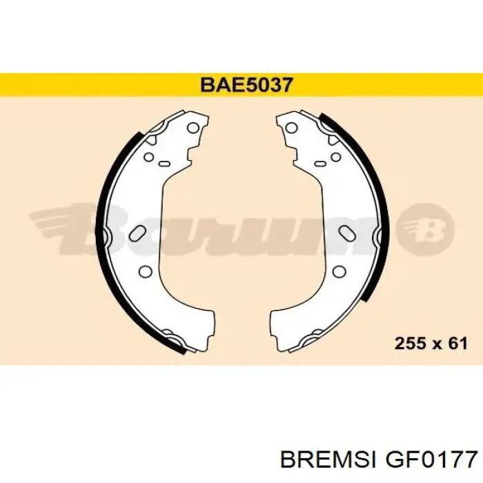 Тормоза рабочие задние ножные и тормозные барабаны Bremsi GF0177 цена, от 24.70 USD