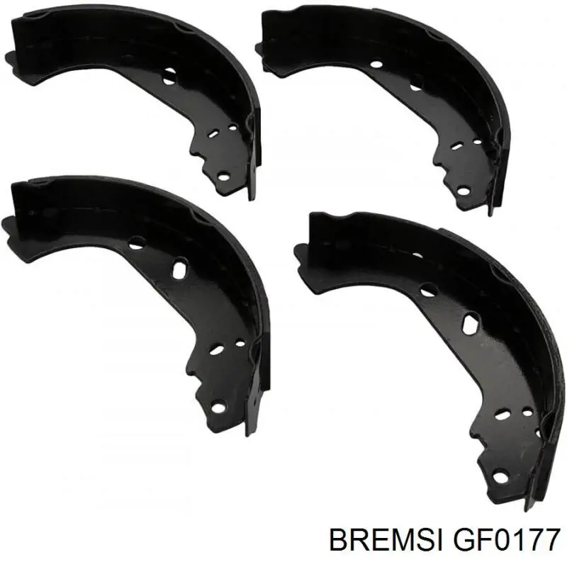Купить GF0177 Bremsi Задние барабанные тормозные колодки