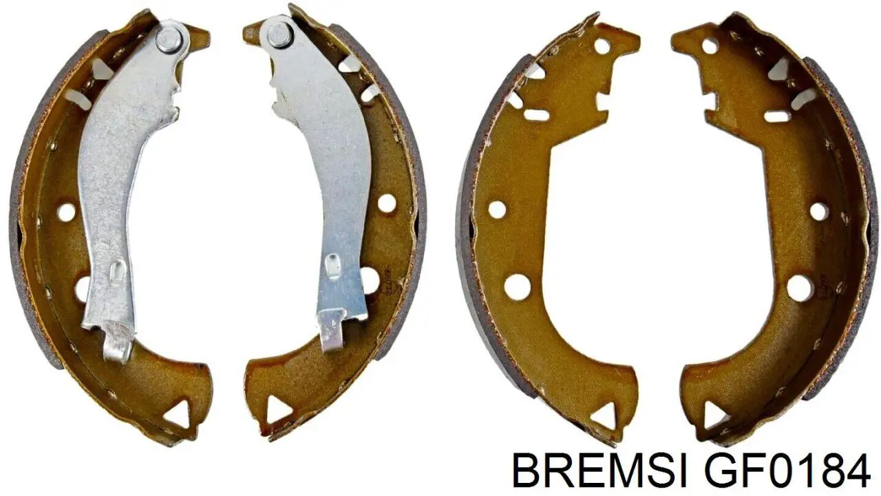 Купить GF0184 Bremsi Задние барабанные тормозные колодки