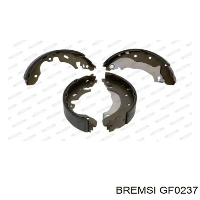Купить GF0237 Bremsi Задние барабанные тормозные колодки