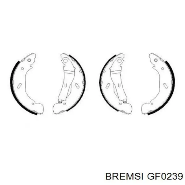 Тормоза рабочие задние ножные и тормозные барабаны Bremsi GF0239 цена, от 23.95 USD