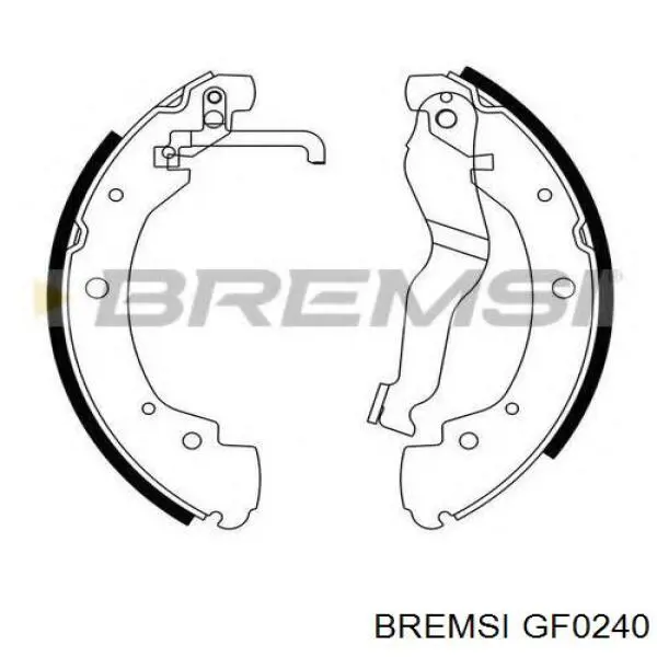 Тормоза рабочие задние ножные и тормозные барабаны Bremsi GF0240 цена, от 23.95 USD