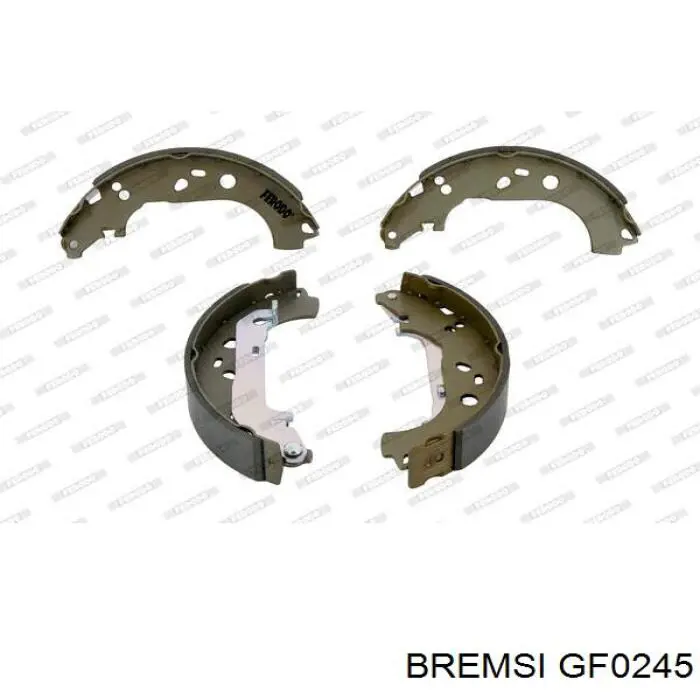Тормоза рабочие задние ножные и тормозные барабаны Bremsi GF0245 цена, от 31.37 USD