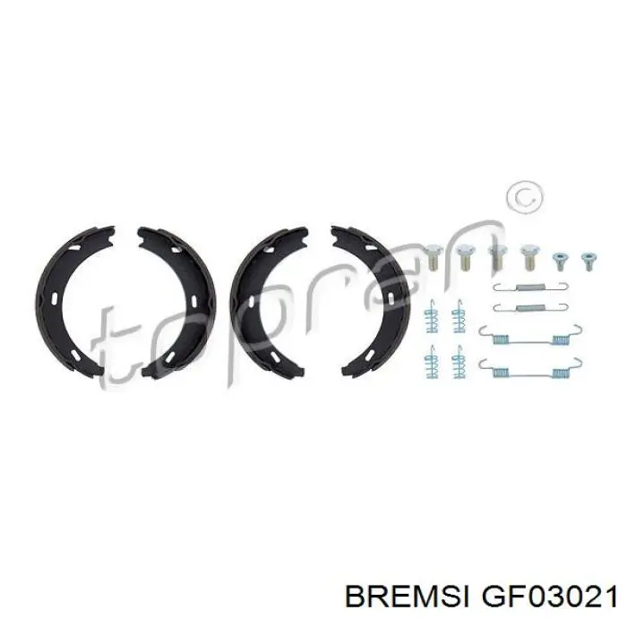 Колодки ручника GF03021 Bremsi