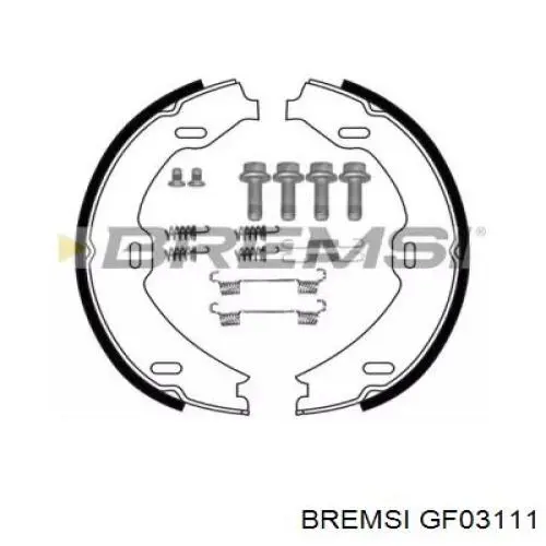 Колодки ручника GF03111 Bremsi