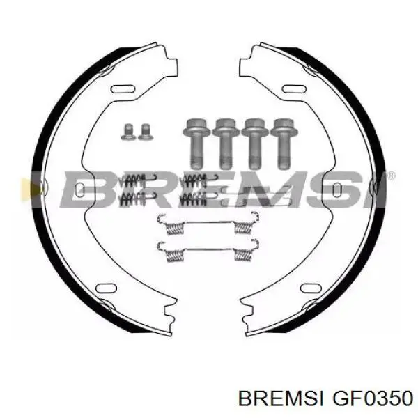 Тормоза рабочие задние ножные и тормозные барабаны Bremsi GF0350 цена, от 19.54 USD