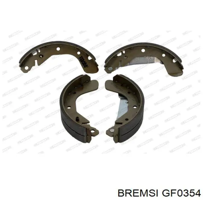 Купить GF0354 Bremsi Задние барабанные тормозные колодки