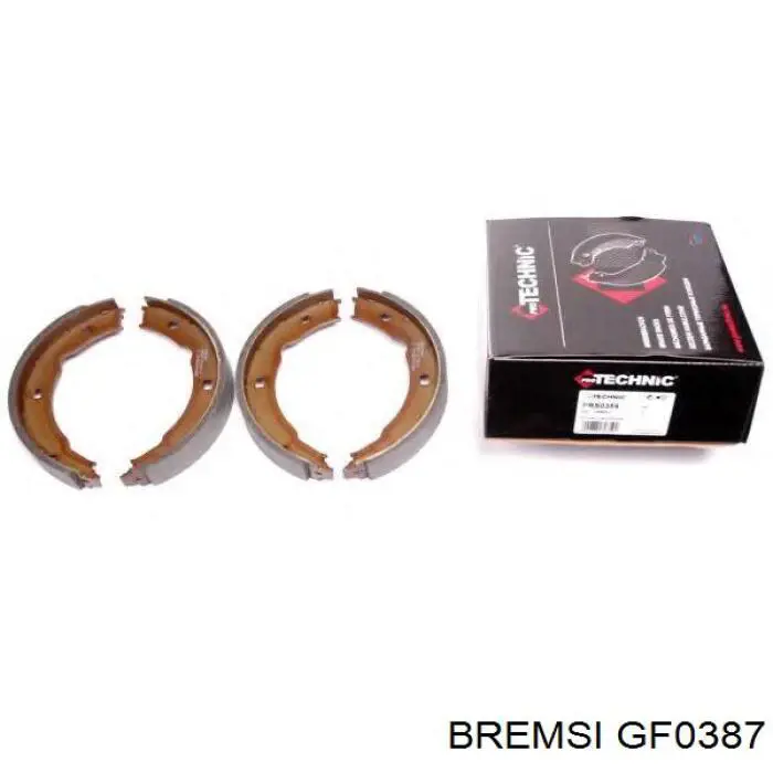 Колодки ручника GF0387 Bremsi