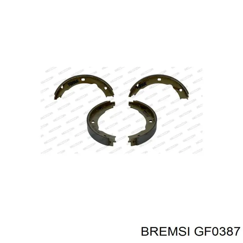 Купить GF0387 Bremsi Колодки ручника/стояночного тормоза