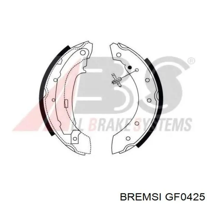 Тормоза рабочие задние ножные и тормозные барабаны Bremsi GF0425 цена, от 17.53 USD