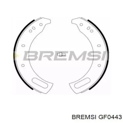 RTC3424 Britpart Передние тормозные колодки барабанные