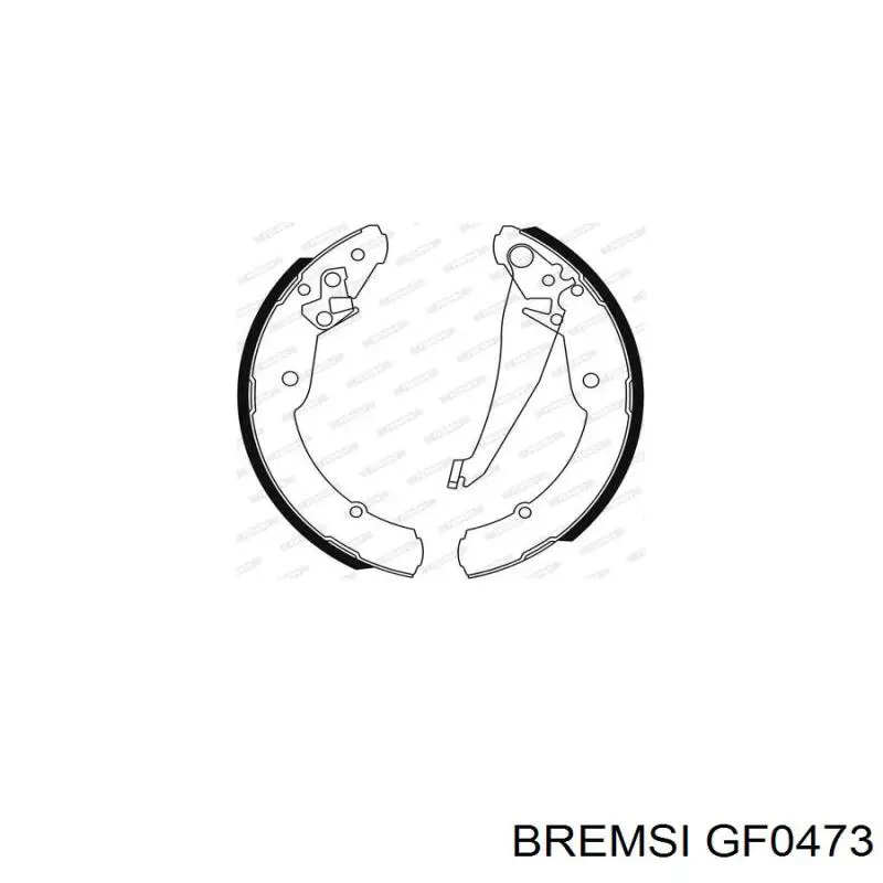 Тормоза рабочие задние ножные и тормозные барабаны Bremsi GF0473 цена, от 20.52 USD
