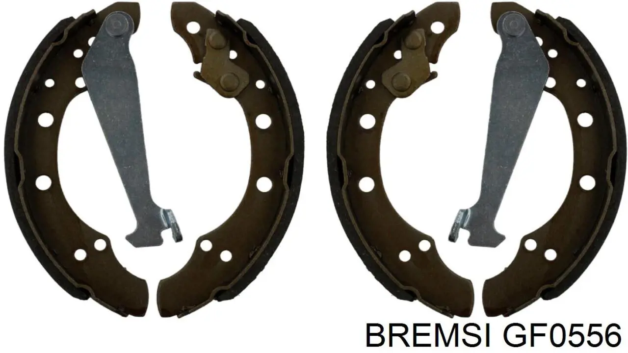 Тормоза рабочие задние ножные и тормозные барабаны Bremsi GF0556 цена, от 14.75 USD